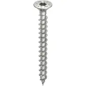 Heco TOPIX-plus A2 4,5 x 40, Senkkopf mit Frästaschen, -Drive, Variables Vollgewinde, blank, gle