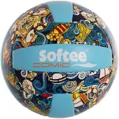 Softee Beach Pvc Volleyballball Blau 5 Blau 5