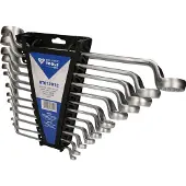 BRILLIANT TOOLS Doppel-Ringschlüssel-Satz, gekröpft, 12-tlg - BT012012