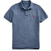 Ralph Lauren für Herren. 710548797012 Schmal geschnittenes Piqué-Poloshirt navy (M), Blau, Lässig, Baumwolle, Kurzarm, Marine
