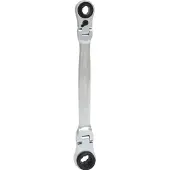 Ks Tools 4 in 1 GEARplus umschaltbar Gelenk-Doppel-Ringschlüssel, 10x13-17x19mm
