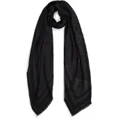 Tommy Hilfiger Schal Th Monogram Scarf AW0AW18273 Schwarz