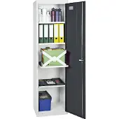Stumpf Werkzeug- und Materialschrank 3000, RAL 7035/7016, 4 Wannen