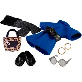 Nancy Luxury Shopping Collection Puppe Blau Blau One Size