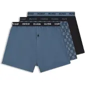 HUGO underwear Webboxer "WOVEN BOXER TR" Packung, 3er-Pack, 3 Stk. Webboxer mit HUGO Schriftzug