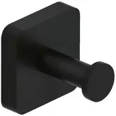 Kludi VELA S Haken für die Wandmontage, aus Metall mit mattschwarzer Oberfläche