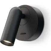 Maytoni LED Wandleuchte Mirax in Schwarz 3W 200lm rund