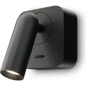 Maytoni LED Wandleuchte Mirax in Schwarz 3W 200lm eckig