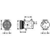 Diederichs Kompressor, Klimaanlage Climate DCK1484