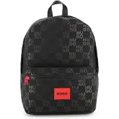 HUGO Kids-Rucksack mit Monogramm und Logo-Aufnäher Grösse ONESI