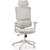 MyBuero Home Office Bürostuhl Ergomy Colore Schreibtischstuhl mit Armlehnen (höhenverstellbar) Stoff / Netzstoff Drehstuhl
