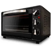 Grunkel HR-23HN, 23 l, Schwarz, Freistehend, Drehregler, Metall, Schwarz