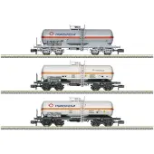 Minitrix 18267 N 3er-Set Kesselwagen TRANSFESA der RENFE