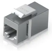 Ubiquiti UACC-Keystone-Coupler-C6A, Flach, Edelstahl, RJ-45, RJ-45, Weiblich, Weiblich