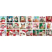 Eurographics Christmas Whiskers Adventskalender 24 x 50 Teile