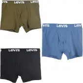 Levi's LHB Boxer Brief Unterhosen 3er-Pack, Black, 128