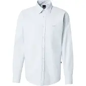 BOSS Regular-Fit Hemd aus Baumwoll-Popeline mit gesticktem Logo Grösse L