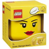 LEGO Mädchenkopf - Große Aufbewahrungsbox