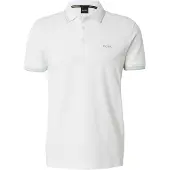 BOSS Green Paddy Poloshirt 3 Knöpfe weiß