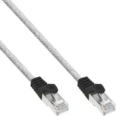 InLine Patchkabel, SF/UTP, Cat.5e, transparent, 15m, 15 m, Cat5e, SF/UTP (S-FTP), RJ-45, RJ-45, Transparent
