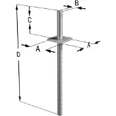 Simpson Sst Stützenfuss
