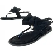 Montevita Montevida Flache Sandale Flipp4 in Schwarz