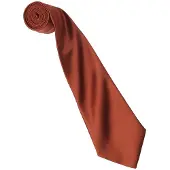 Premier - "Colours Collection" Krawatte (Kastanie)