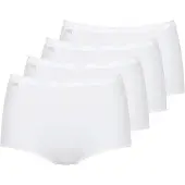 Sloggi Maxislip "Basic+" 4er Pack, weiche Nähte, Baumwollmischung