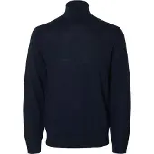 SELECTED MEN Herren Pullover & Cardigans Slhtray Ls Knit Merino Roll Neck - Donkerblauw - Größe XL