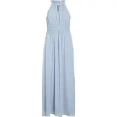 Vila Milina Halter ärmelloses Langes Kleid