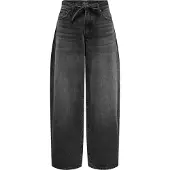 ONLY ONLGIANNA MW STRAIGHT DNM DOT980 NOOS Damen Jeans Schwarz : Größe - W29 L32 Größe: W29 L32