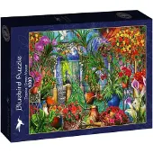 Bluebird Puzzle Legespiel Tropical Green House - 1000 Teile