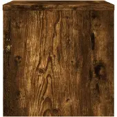 vidaXL Nachttische 2 Stk. Räuchereiche 40x30x30 cm