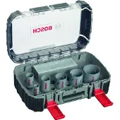 Bosch Power Change 22/29/35/44/51/65 Q-lock Hss-g Metal Hole Saw Adapter And Centering Drill Golden