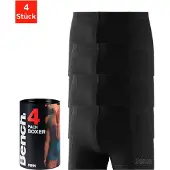Bench . Boxer "Boxershorts für Herren" Dose, 4 Stk. Unterhosen in der Dose mit kleinem Logodruck auf dem Bein