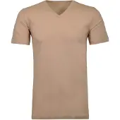 Ragman T-Shirt "Set:", Herren, Gr. S, beige (light skin, 086), Jersey, Baumwolle, slim fit, V-Ausschnitt, Shirts T-Shirt