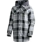 Maier Sports Flanellbluse "Camquadri W" wattiertes Damen Hemd im klassischen Karo-Look