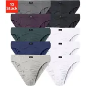 H.I.S. Slip "Männer Unterhose" Packung, 10 Stk. in Unifarben