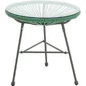 Vente-unique Gartentisch - Polyrattan - Kaki - ALIOS III von MYLIA