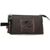 Pepe Jeans 410057405 Cody Federmäppchen Schwarz Mann Schwarz One Size