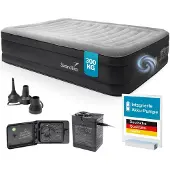 Skandika Doppel Luftmatratze Sveja Flex | aufblasbare Matratze, für 2 Personen, Luftbett selbstaufblasend mit Pumpe, 204 x 151 x 43 cm