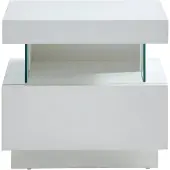 Vente-unique Nachttisch Fabio Weiß 57 cm