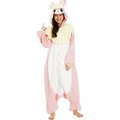 Metamorph Rosa Hase Kigurumi Kostüm