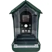 Berger & Schroeter | Vogel-Futterhaus mit 1080P Kamera Solar Wassertränke 940nm IR LED Automatische Video/Fotoaufnahme, Bewegungserkennung, Nachtsicht