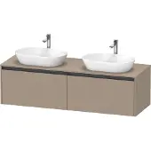 Duravit K24889B75750000 Konsolenwaschtischunterbau wandhängen