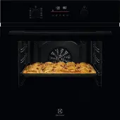 Electrolux EOFDP46BK Backofen 60cm Schwarz Pyrolyse 9Heizarten 25Automatikprogramme EXPloreDisplay
