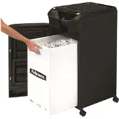 Fellowes AutoMax 600M, Mikrogeschnittene Zerkleinerung, 2 x 12 mm, 83 l, 4 Rad/Räder, 600 Blätter, P-5
