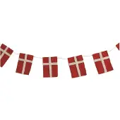 SCANSEASON Flag garland Felt 16 flags 3 meters.