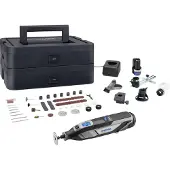 Dremel 8240, Kabelloses Multitool, 1 x 12-V-2-Ah-Akku), 65 Zubehöre