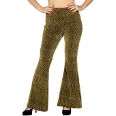 Coppens Erwachsenenkostüm Party Glitzer Hose ausgestellt gold Grösse S/36
